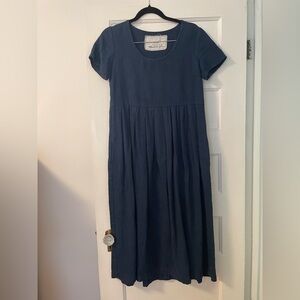NPL Trinity Dress in Heavy Weight Navy, XS